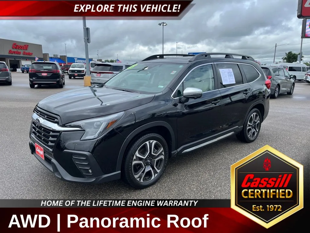 Black 2023 Subaru Ascent Limited for sale in Cedar Rapids, IA