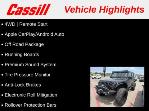 Another view of 2011 Jeep Wrangler Unlimited Rubicon for sale in Cedar Rapids, IA at Cassill Motors
