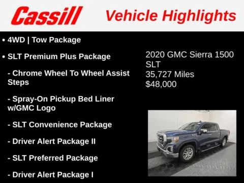 Another view of 2020 GMC Sierra 1500 SLT for sale in Cedar Rapids, IA at Cassill Motors