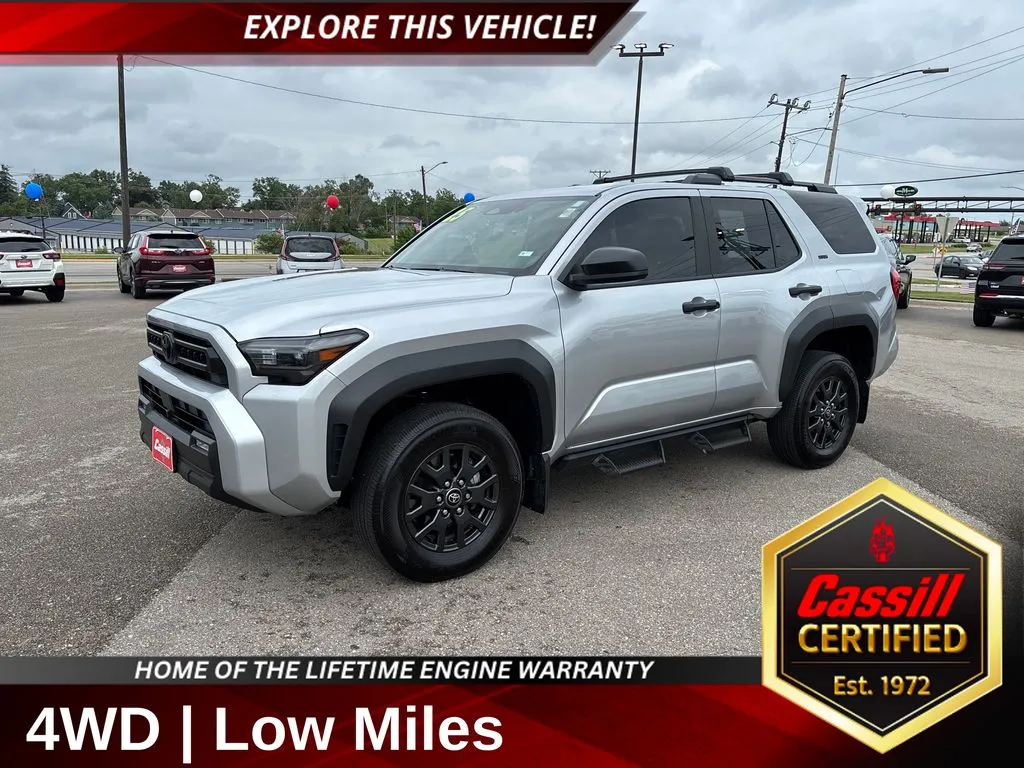 Silver 2025 Toyota 4Runner SR5 for sale in Cedar Rapids, IA