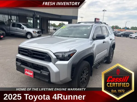 Silver 2025 Toyota 4Runner SR5 for sale in Cedar Rapids, IA