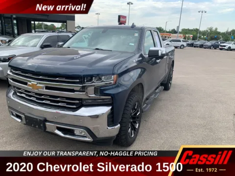 Blue 2020 Chevrolet Silverado 1500 LTZ for sale in Cedar Rapids, IA