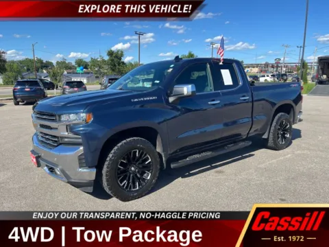 Blue 2020 Chevrolet Silverado 1500 LTZ for sale in Cedar Rapids, IA
