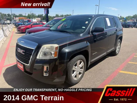 Black 2014 GMC Terrain SLE-1 for sale in Cedar Rapids, IA