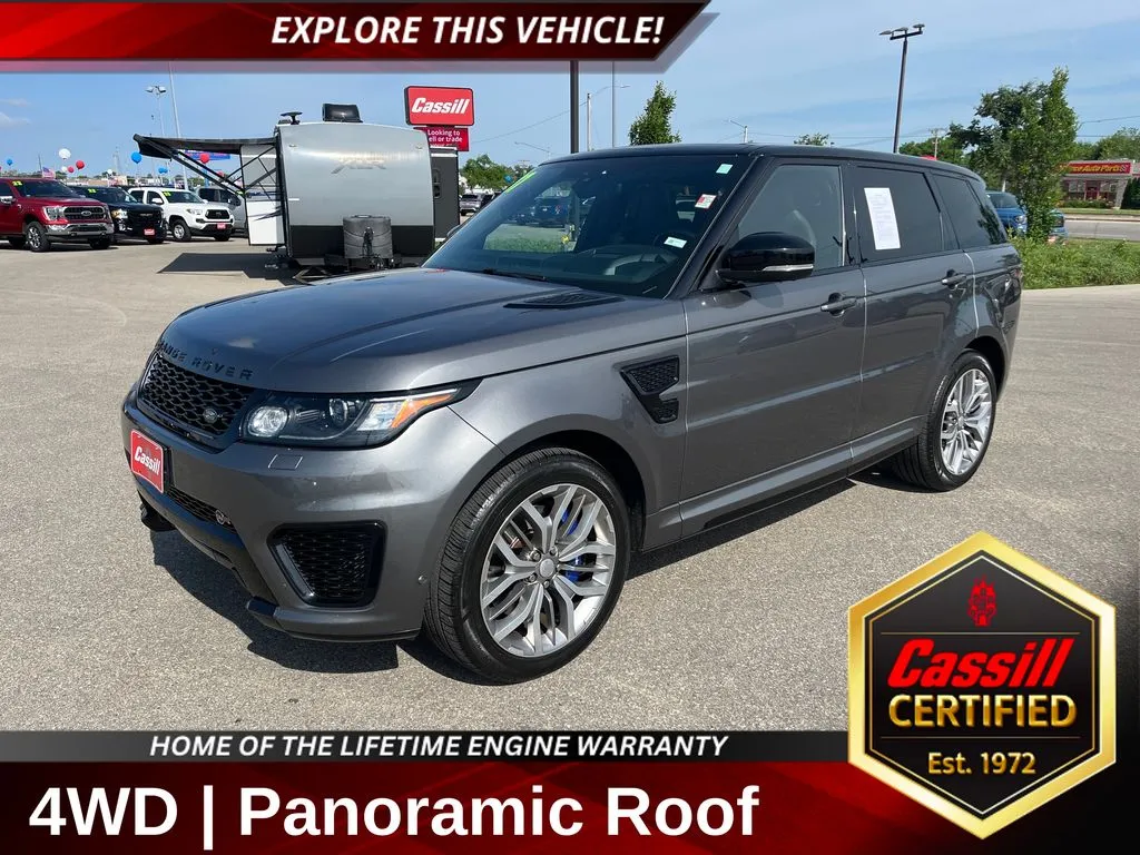 2017 Land Rover Range Rover Sport 5.0L V8 Supercharged SVR