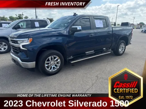 Blue 2023 Chevrolet Silverado 1500 LT for sale in Cedar Rapids, IA