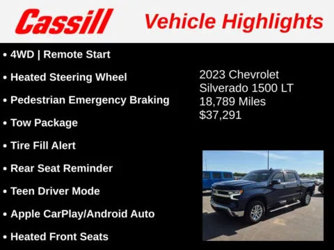Another view of 2023 Chevrolet Silverado 1500 LT for sale in Cedar Rapids, IA at Cassill Motors