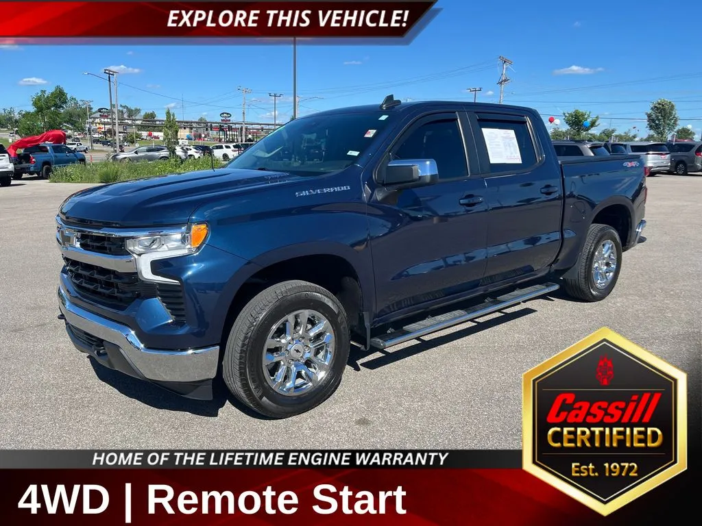 Blue 2023 Chevrolet Silverado 1500 LT for sale in Cedar Rapids, IA