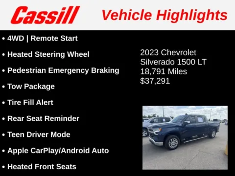 Another view of 2023 Chevrolet Silverado 1500 LT for sale in Cedar Rapids, IA at Cassill Motors