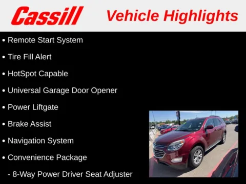 Another view of 2016 Chevrolet Equinox LT for sale in Cedar Rapids, IA at Cassill Motors