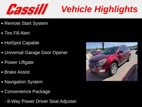 Another view of 2016 Chevrolet Equinox LT for sale in Cedar Rapids, IA at Cassill Motors