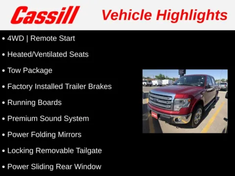 Another view of 2014 Ford F-150 Lariat for sale in Cedar Rapids, IA at Cassill Motors