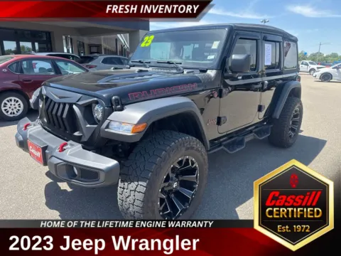 Black 2023 Jeep Wrangler Rubicon for sale in Cedar Rapids, IA