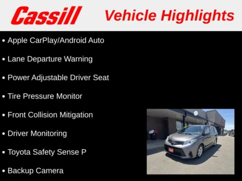Another view of 2020 Toyota Sienna LE for sale in Cedar Rapids, IA at Cassill Motors
