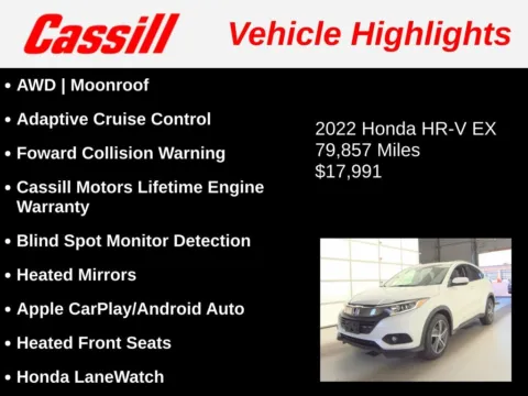 Another view of 2022 Honda HR-V EX for sale in Cedar Rapids, IA at Cassill Motors