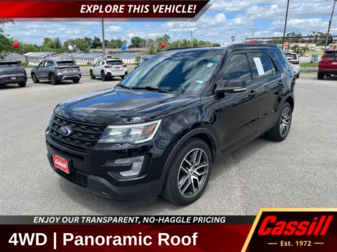 Black 2017 Ford Explorer Sport for sale in Cedar Rapids, IA