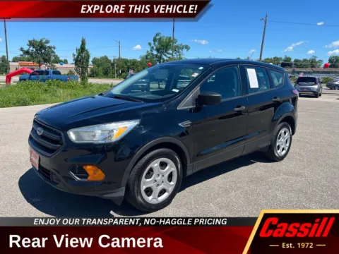 Black 2017 Ford Escape S for sale in Cedar Rapids, IA