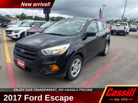 Black 2017 Ford Escape S for sale in Cedar Rapids, IA