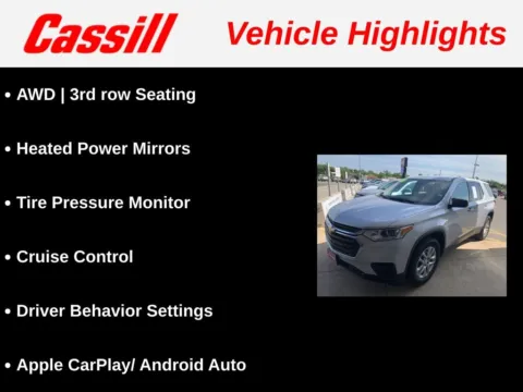 Another view of 2020 Chevrolet Traverse LS for sale in Cedar Rapids, IA at Cassill Motors