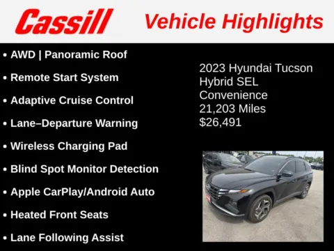 Another view of 2023 Hyundai Tucson Hybrid SEL Convenience for sale in Cedar Rapids, IA at Cassill Motors