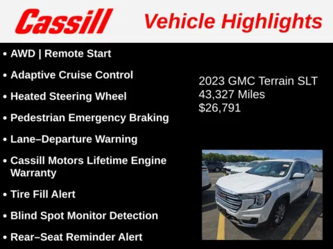 Another view of 2023 GMC Terrain SLT for sale in Cedar Rapids, IA at Cassill Motors
