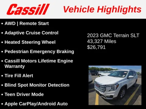 Another view of 2023 GMC Terrain SLT for sale in Cedar Rapids, IA at Cassill Motors
