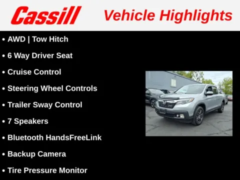 Another view of 2019 Honda Ridgeline Sport for sale in Cedar Rapids, IA at Cassill Motors
