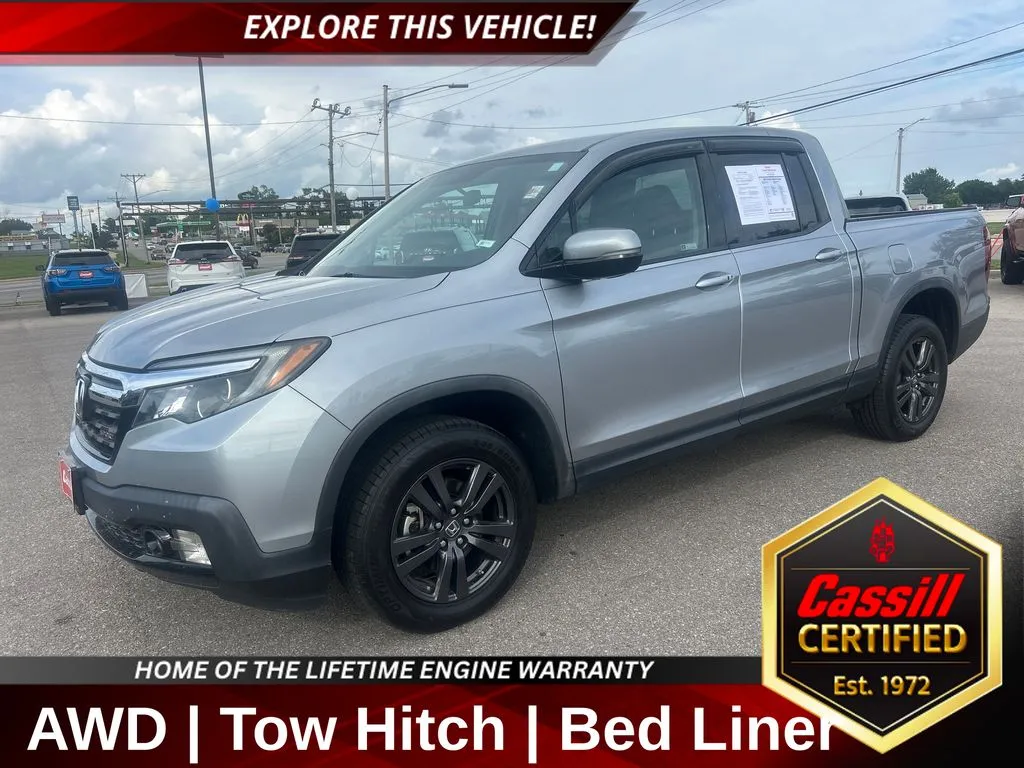 Silver 2019 Honda Ridgeline Sport for sale in Cedar Rapids, IA