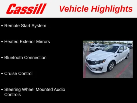 Another view of 2015 Kia Optima LX for sale in Cedar Rapids, IA at Cassill Motors
