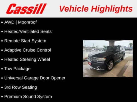 Another view of 2016 Dodge Durango Citadel for sale in Cedar Rapids, IA at Cassill Motors