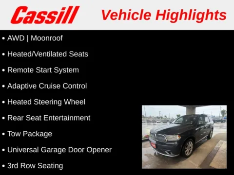 Another view of 2016 Dodge Durango Citadel for sale in Cedar Rapids, IA at Cassill Motors