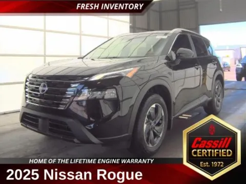 Black 2025 Nissan Rogue SV for sale in Cedar Rapids, IA