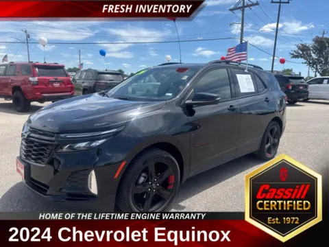 Black 2024 Chevrolet Equinox Premier for sale in Cedar Rapids, IA