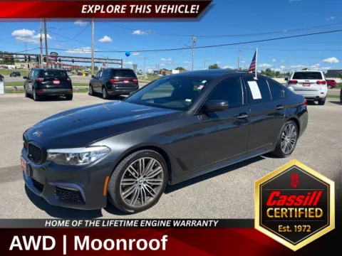 Gray 2018 BMW 5 Series 540i xDrive for sale in Cedar Rapids, IA