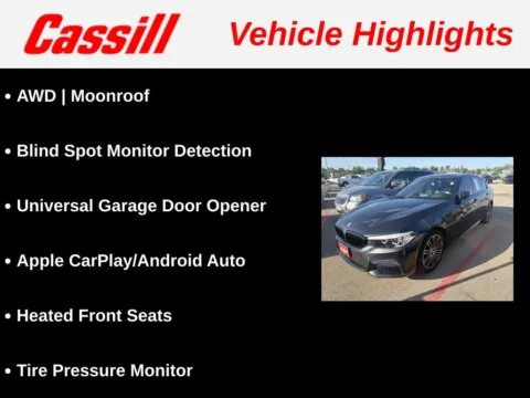 Another view of 2018 BMW 5 Series 540i xDrive for sale in Cedar Rapids, IA at Cassill Motors