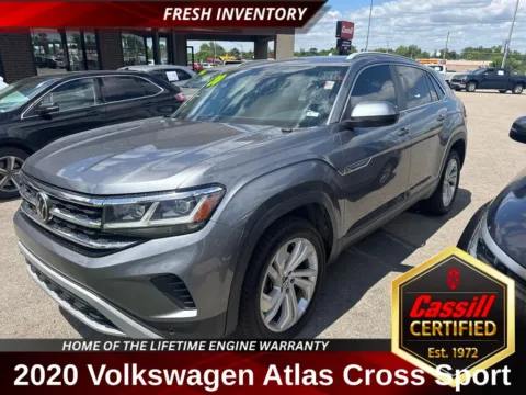 Gray 2020 Volkswagen Atlas Cross Sport 3.6L V6 SEL for sale in Cedar Rapids, IA