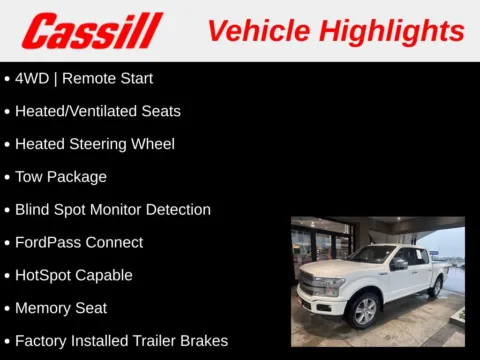 Another view of 2020 Ford F-150 Platinum for sale in Cedar Rapids, IA at Cassill Motors