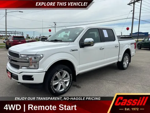 White 2020 Ford F-150 Platinum for sale in Cedar Rapids, IA