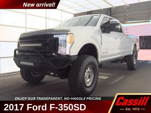 Silver 2017 Ford F-350SD Lariat for sale in Cedar Rapids, IA