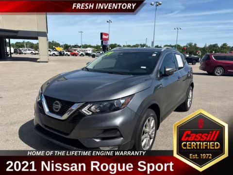 Gray 2021 Nissan Rogue Sport SV for sale in Cedar Rapids, IA
