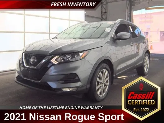 Gray 2021 Nissan Rogue Sport SV for sale in Cedar Rapids, IA
