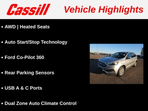 Another view of 2023 Ford Edge SEL for sale in Cedar Rapids, IA at Cassill Motors