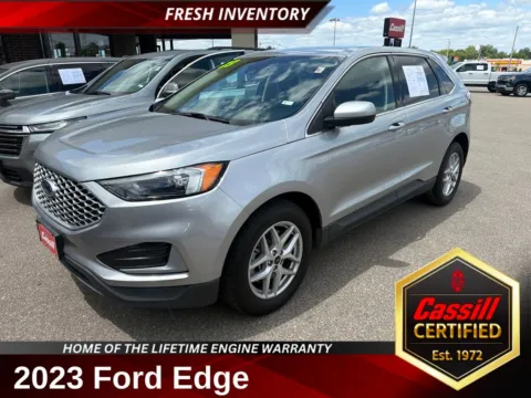 Silver 2023 Ford Edge SEL for sale in Cedar Rapids, IA