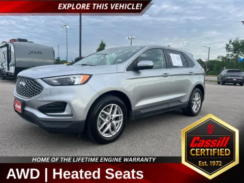 Silver 2023 Ford Edge SEL for sale in Cedar Rapids, IA