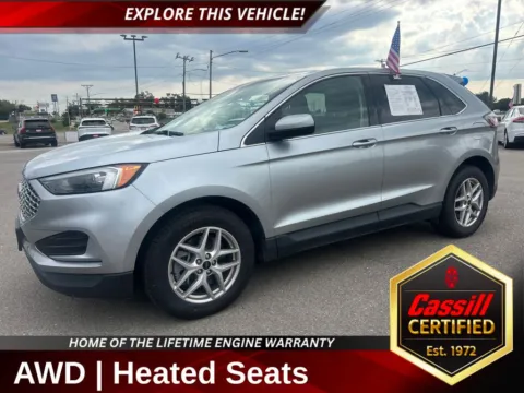 Silver 2023 Ford Edge SEL for sale in Cedar Rapids, IA