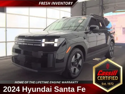 Black 2024 Hyundai Santa Fe Hybrid SEL for sale in Cedar Rapids, IA