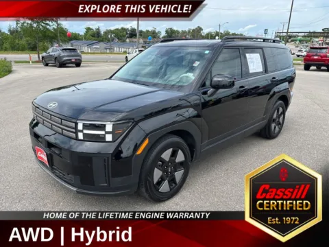 Black 2024 Hyundai Santa Fe Hybrid SEL for sale in Cedar Rapids, IA