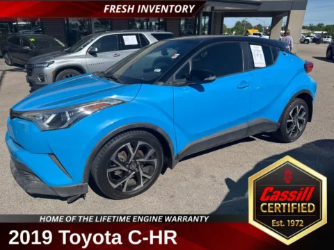 Blue 2019 Toyota C-HR XLE for sale in Cedar Rapids, IA