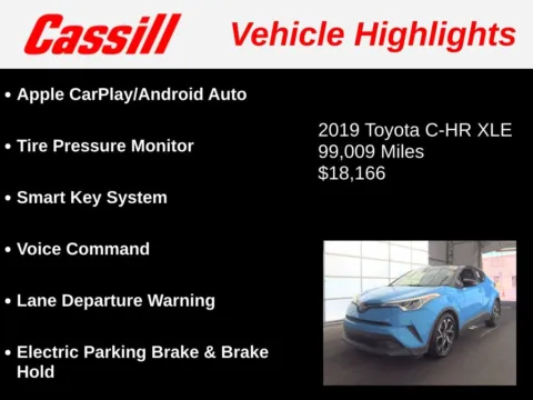 Another view of 2019 Toyota C-HR XLE for sale in Cedar Rapids, IA at Cassill Motors