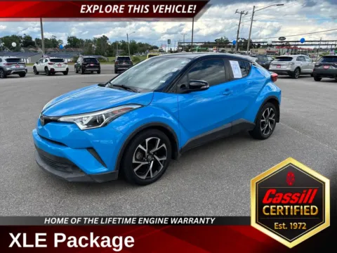 Blue 2019 Toyota C-HR XLE for sale in Cedar Rapids, IA